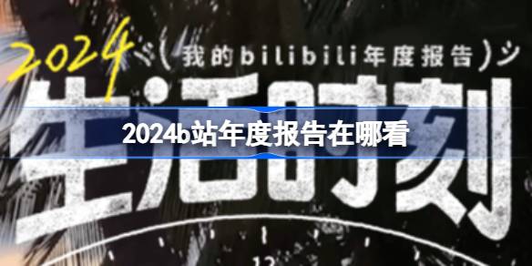 2024b站年度报告在哪看