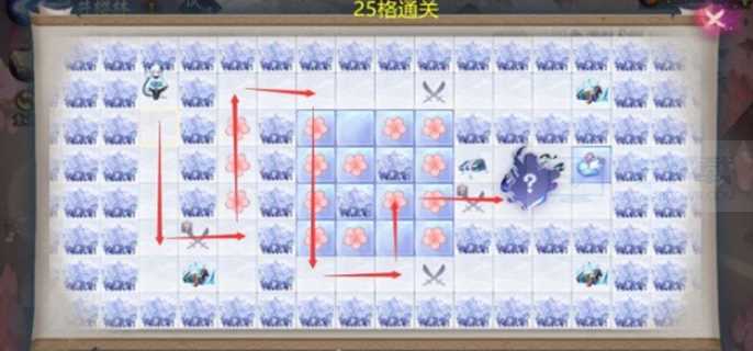 阴阳师雪落樱祭樱林路线