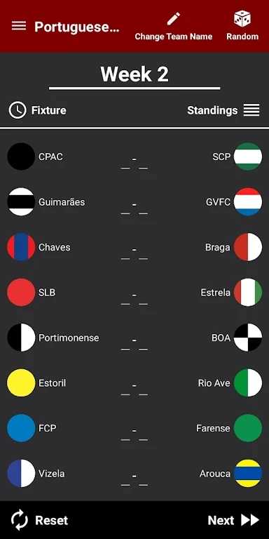 葡萄牙联赛模拟器(Portuguese League Simulator)